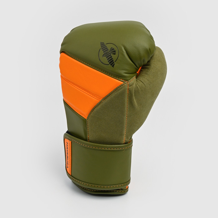 Боксерские перчатки Hayabusa T3 Green/Orange