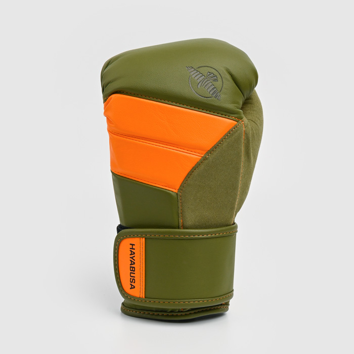 Боксерские перчатки Hayabusa T3 Green/Orange