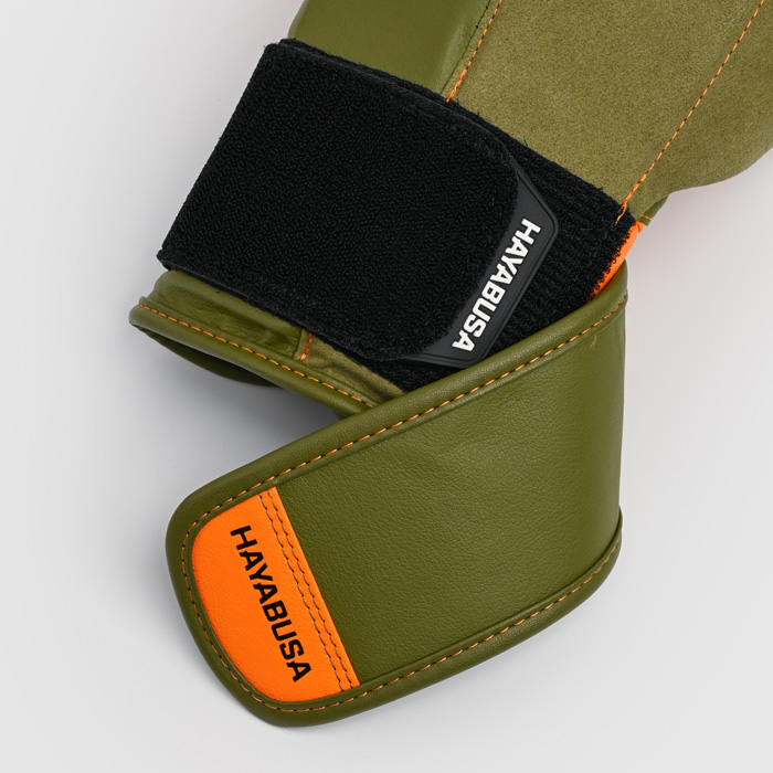 Боксерские перчатки Hayabusa T3 Green/Orange