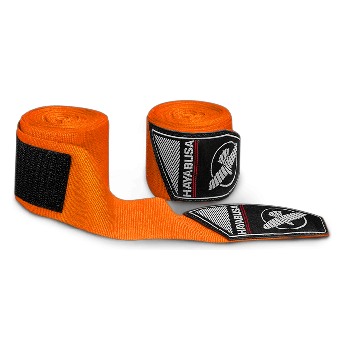Боксерские бинты Hayabusa Perfect Stretch Orange Maze 4.5 м
