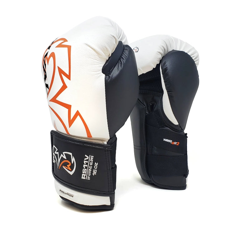 Перчатки RIVAL RS11V EVOLUTION SPARRING GLOVES белый