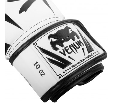 Боксерские перчатки VENUM ELITE - WHITE/BLACK